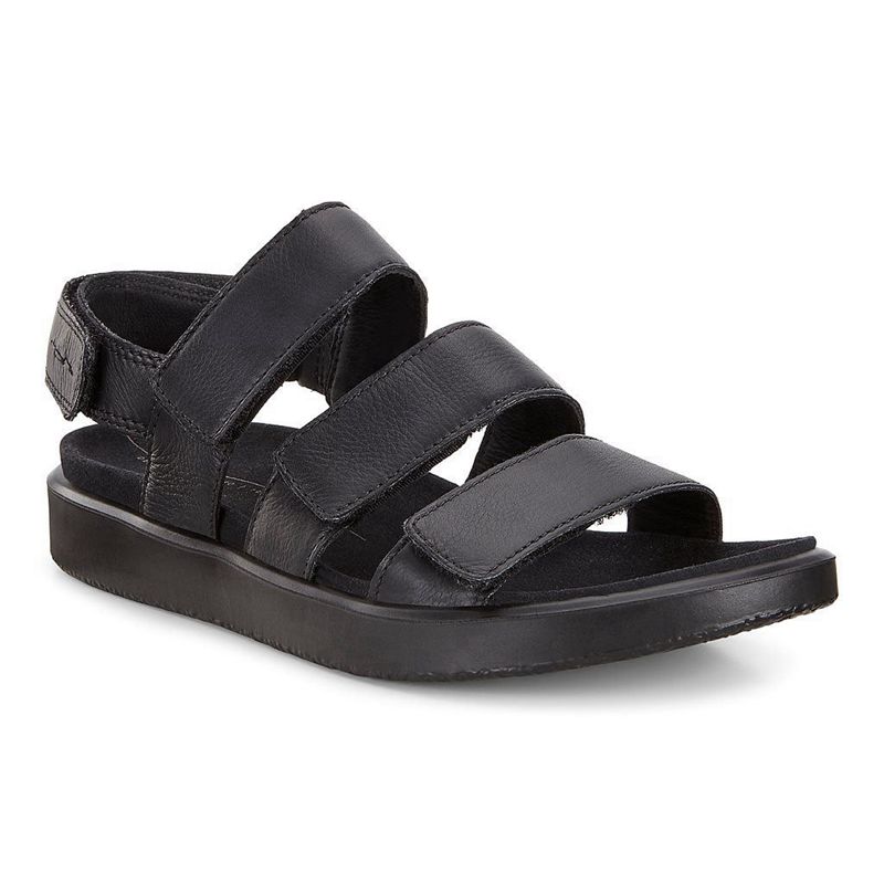 Sandalias Ecco Flowt Para Mujer,Negras,913205-FLP